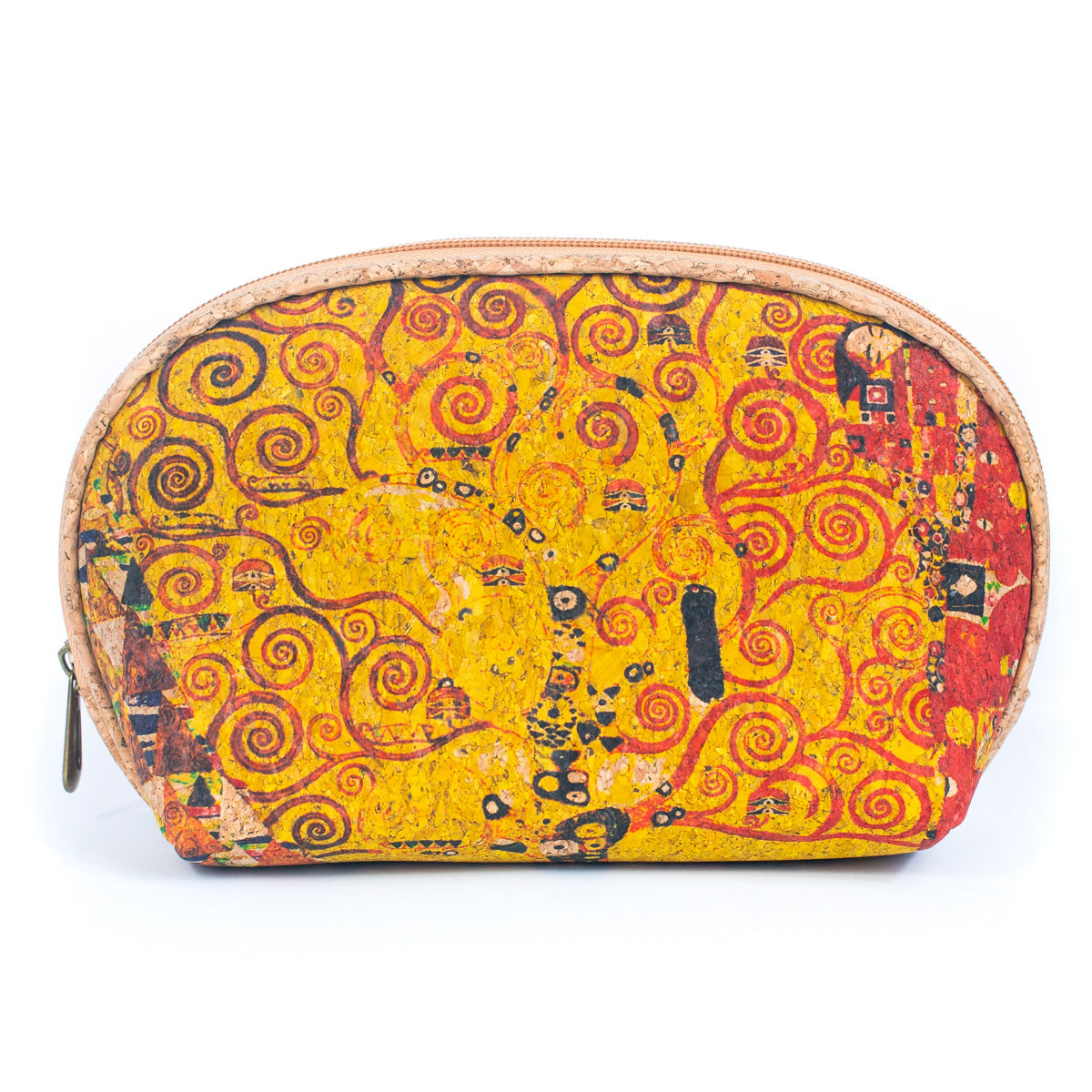 Une trousse de toilette pour femme colorée, tendance et très pratique, en liège naturel, à emporter dans tous vos voyages