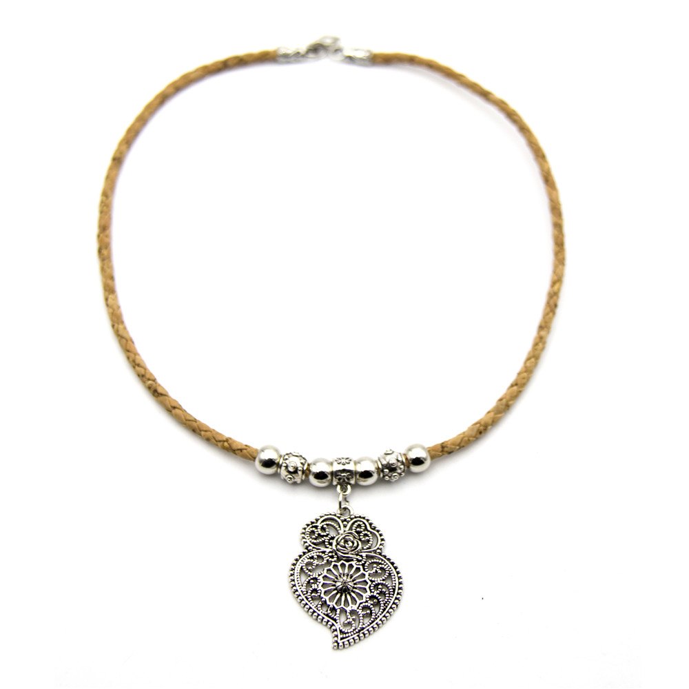 Collier en liège artisanal vegan