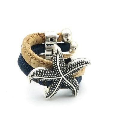 Bague en liège artisanale vegan